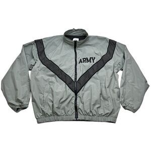IPFU Jacket US Army Large‎ Regular 8415-01-465-4811 Military Windbreaker PT Gray